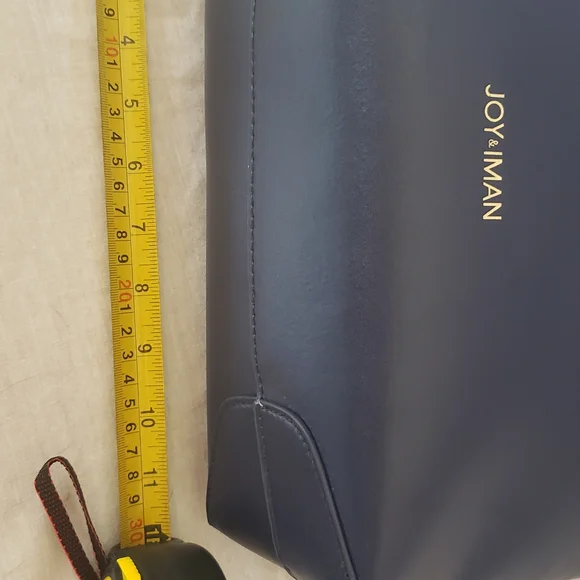 Joy & Iman Navy Tote with Tassel Accent - Picture 7 of 8